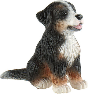 Bullyland 65437 – Spielfigur und Sammelfigur Berner Sennenhund Welpenfreude – ca. 4,5 cm – lebensechte und detaillierte Gestaltung – ideal als Tortenfigur und kleines Geschenk für Kinder ab 3 Jahren.