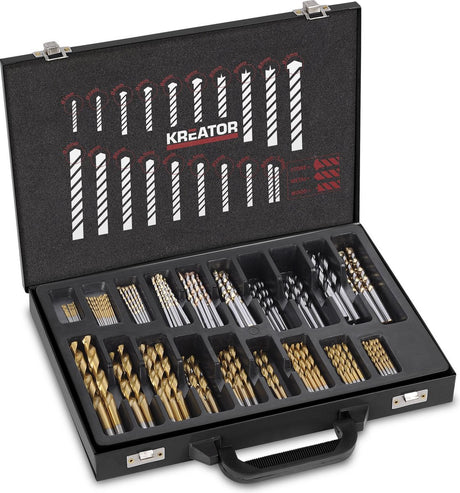 Kreator krt012800 – Bit- und Bohrer-Set – Metall – 120-teilig
