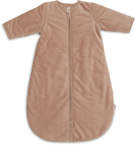 Jollein schlafsack mit abnehmbaren ärmeln rund 90cm rib - light terra