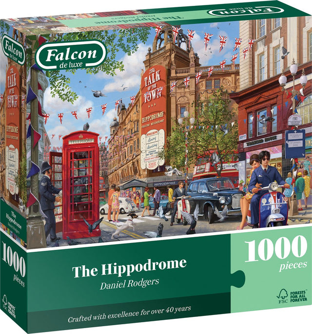 Falcon - the hippodrome - 1000 stukjes puzzel - legpuzzel