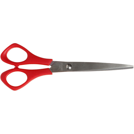 Creativ Firmenschulschere, L: 16 cm, spitz, Linkshänder, rot, 1 Stück