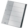 Alphabetische Tabs Leitz Recycle 1207 grau PP (Polypropylen)