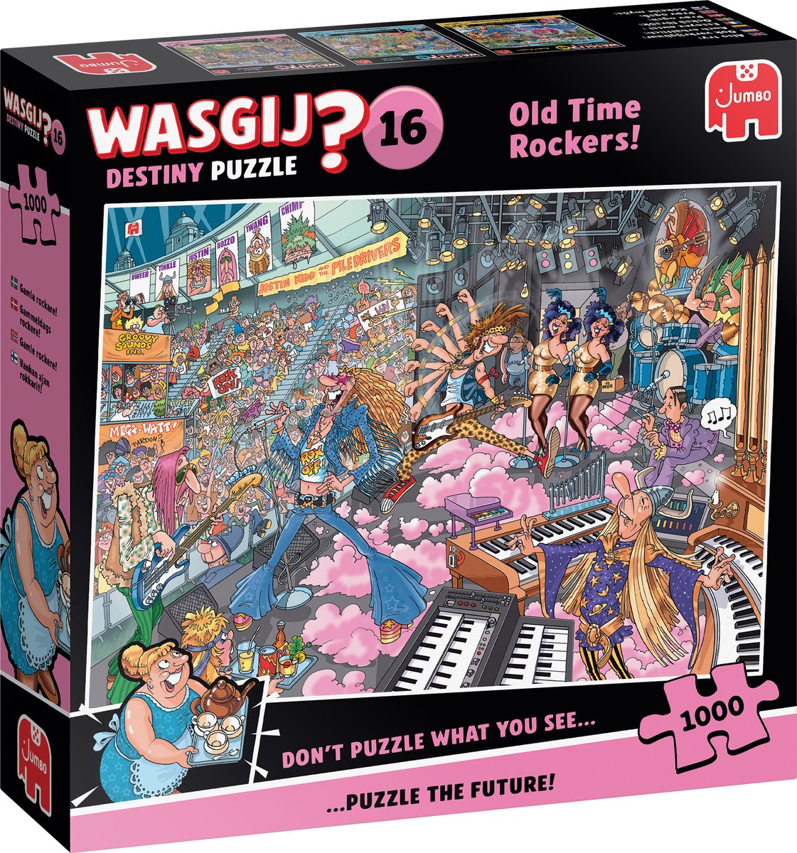 Jumbo wasgij destiny 16 - old time rockers! - puzzel van 1000 stukjes