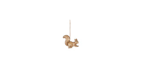 Ornament eekhoorn goud - l7xb3xh6cm