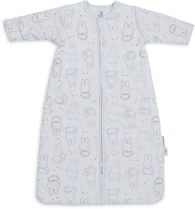 Jollein schlafsack mit abnehmbaren ärmeln 90cm miffy moments - cloudy blue