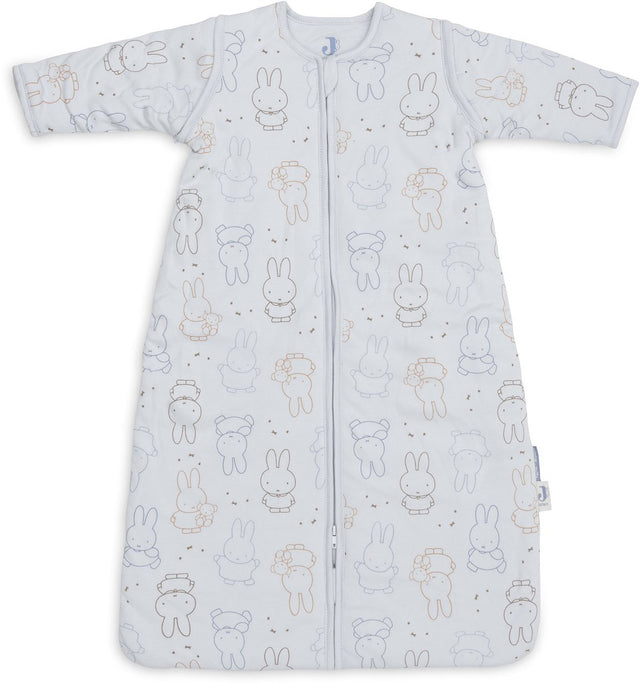 Jollein schlafsack mit abnehmbaren ärmeln 70cm miffy moments - cloudy blue