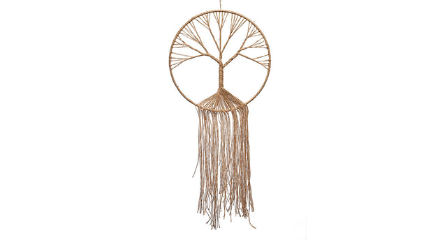 Jute tree of life 40cm with roots