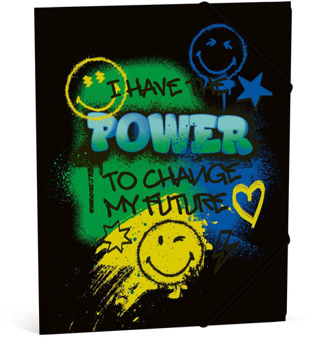 Smileyworld Smiley World Elasto-Ordner A4 – Schwarz
