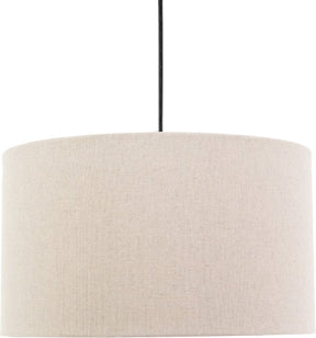 Eglo feniglia hanglamp - e27 - ø 38 cm - beige|zwart - linnen
