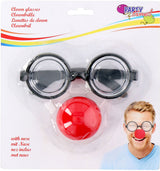 Clownbrille und Nase