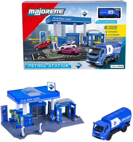 Majorette petrol station aral + 1 vehicle 0 4