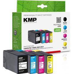 Tintenpatrone KMP Canon PGI-1500XL BK C M Y Multi Schwarz, Cyan, Magenta, Gelb