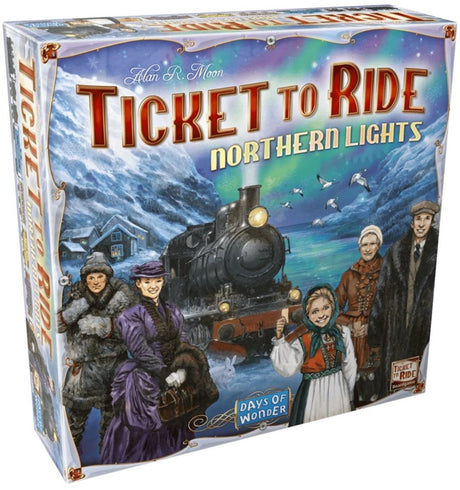 Asmodee Ticket to Ride – Nordlichter Ticket to Ride – Nordlichter-Brettspiel-Reiseabenteuer