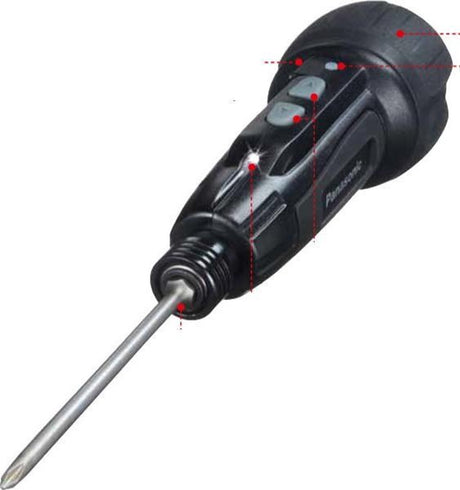 Panasonic tools panasonic ey7412sb accu schroevendraaier 3,7v + bitset