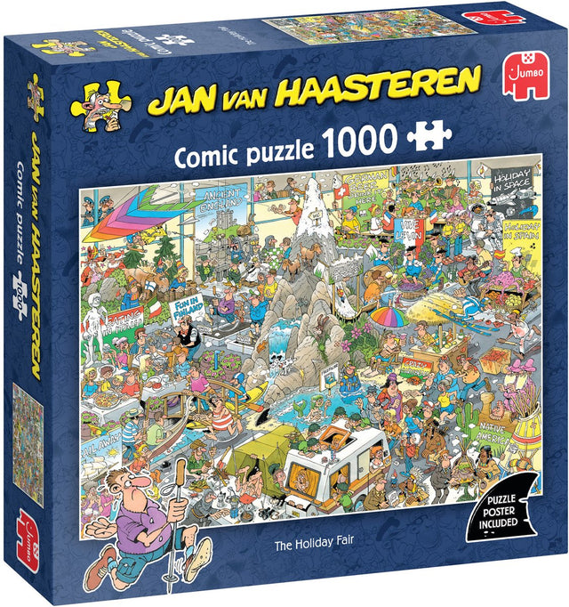 Jumbo the holiday fair - jan van haasteren - puzzel van 1000 stukjes