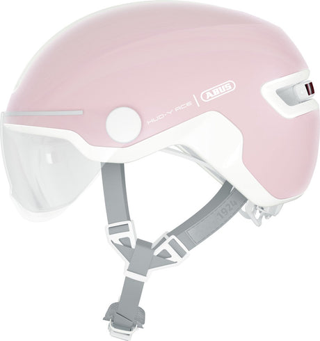 Abus Fahrradhelm Hud-Y Ace Pure Rose S – 51–55 cm – Pink – geeignet für den Einsatz auf Elektrofahrrädern – Stadtfahrrädern – 400 g