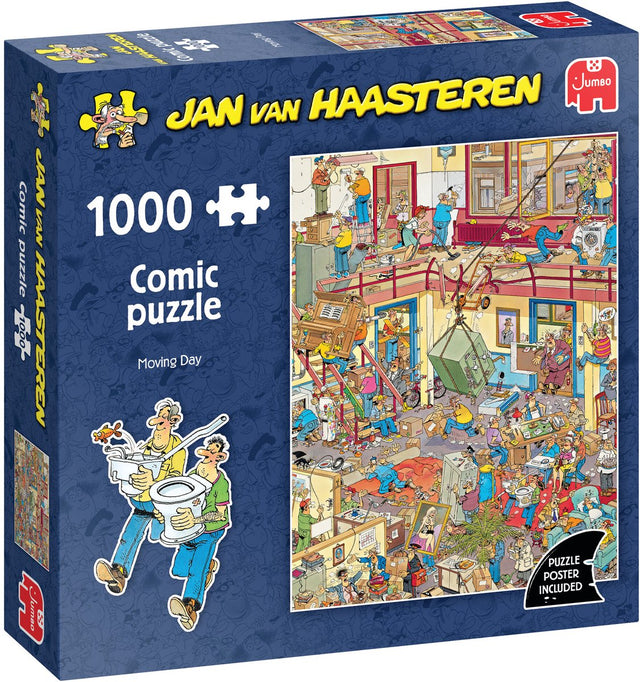 Jumbo moving day - jan van haasteren - puzzel van 1000 stukjes