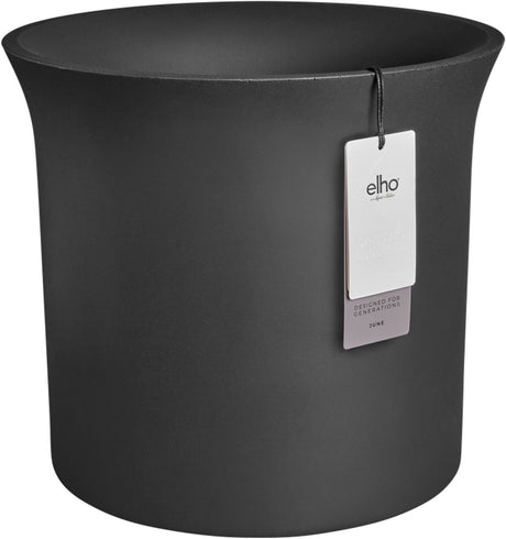 Elho June Tulip 47 – UV-beständiger und farbechter Blumentopf – Indoor Outdoor – ø 47,0 x H 43,0 cm – Schwarz