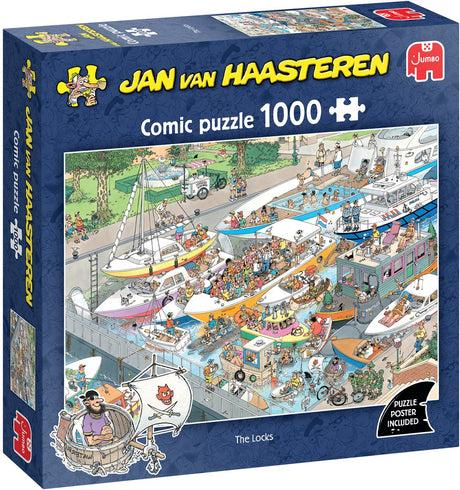 Jumbo the locks - jan van haasteren - puzzel van 1000 stukjes