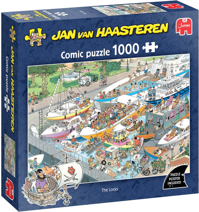 Jumbo the locks - jan van haasteren - puzzel van 1000 stukjes