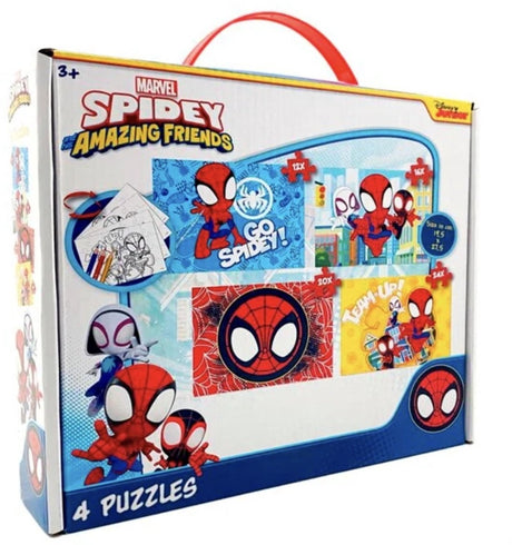 Disney Spiderman 4-in-1-Puzzleset