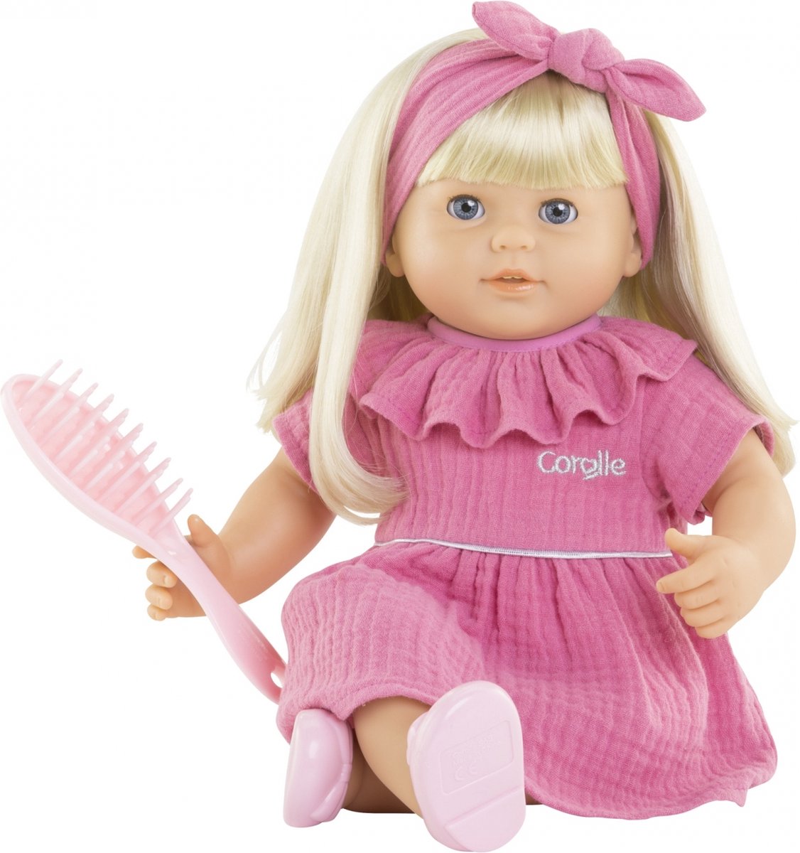 Corolle Mon Grand Poupon Babypuppe mit langen Haaren, Jade, 36 cm