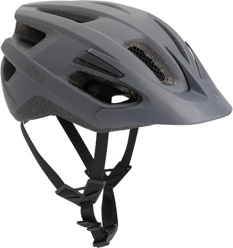 Bbb cycling kite 3.0 fidlock fietshelm volwassenen - mtb helm racefiets helm - wielrenhelm - fietshelm dames - fietshelm heren - mat donker grijs maat l (58-61cm) - bhe-30