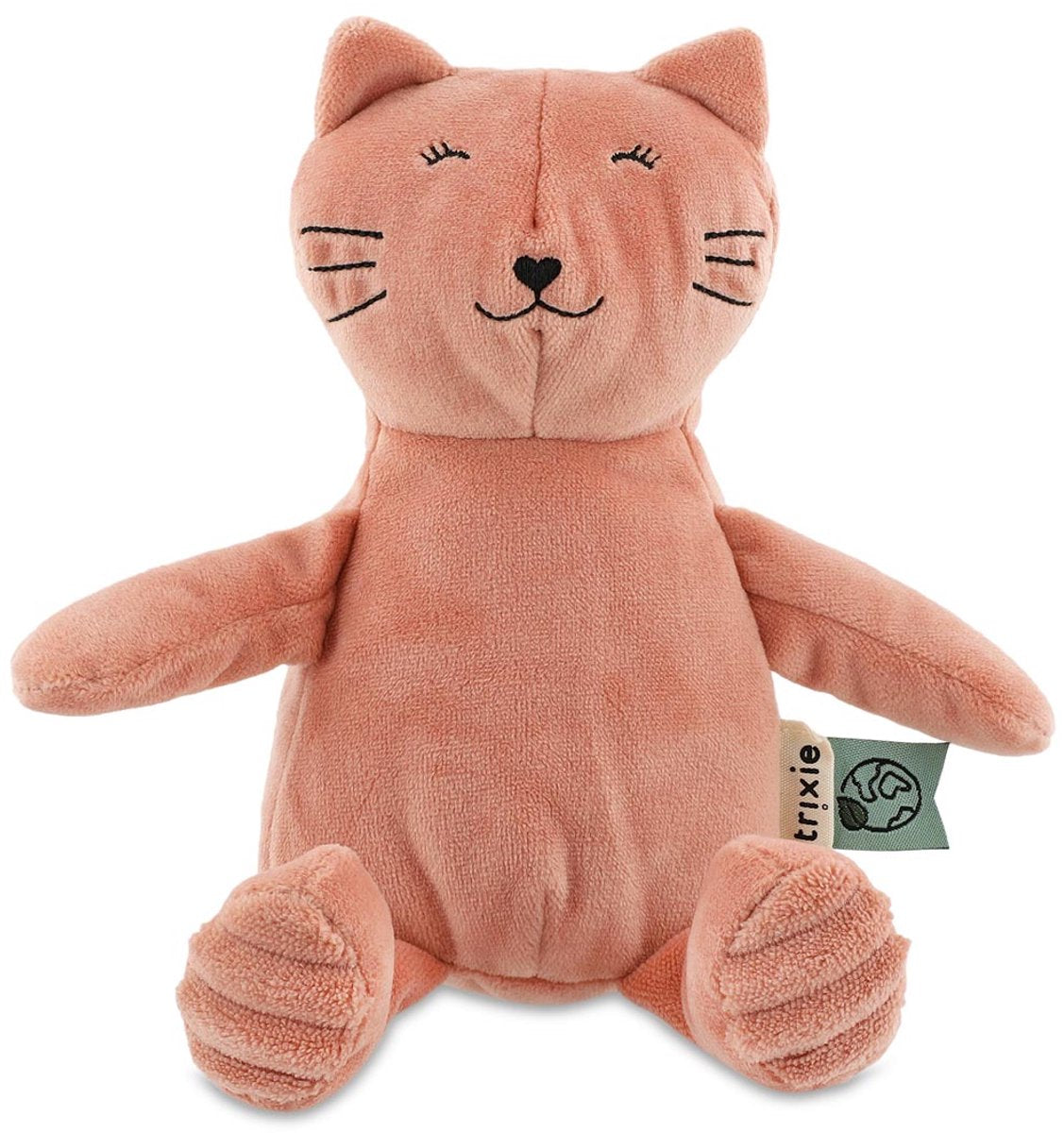 Trixie babyknuffel mrs. cat - zachte knuffel voor baby's en peuters - eerste knuffelvriendje