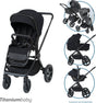 Titanium baby titaniumbaby urban lush black 2-in-1 kinderwagen
