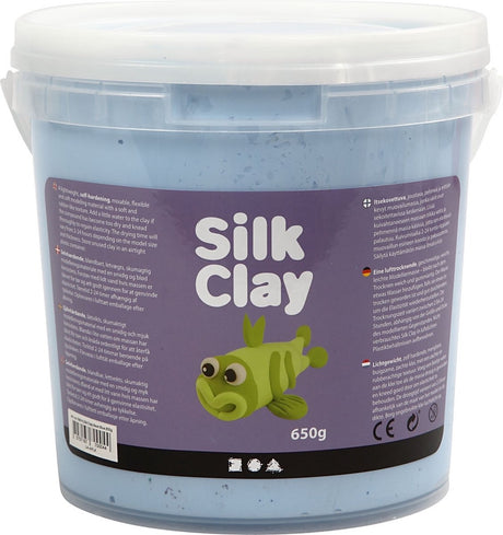 Silk Clay®, neonblau, 650 gr 1 Eimer