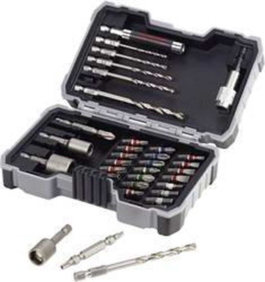 Bosch Metallspiralbohrer und Schraubendreher-Bit-Set – 35-teilig – 2607017328
