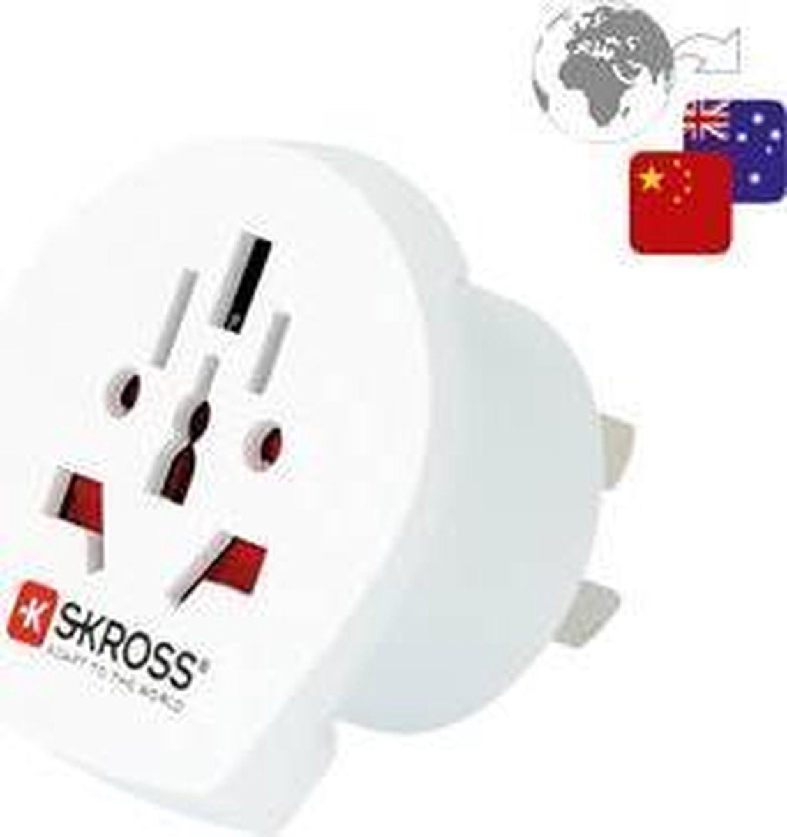 Skross 1.500222-e reisstekker ca w to aus china