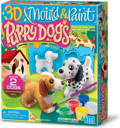 4m Gießen von Farben Welpe-3d