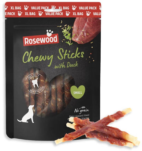 Rosewood Kausticks kleiner Hundesnack Ente 500 g – Kausticks Rohleder – Kausnack – getreidefrei