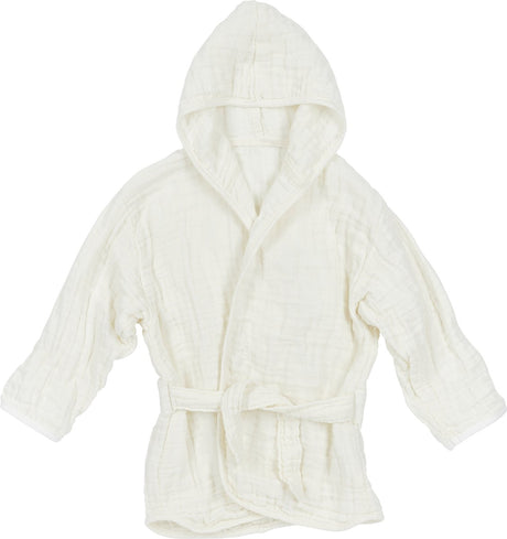 Meyco Baby-Uni-Bademantel – vorgewaschen, hydrophil – gebrochenes Weiß – 98 104