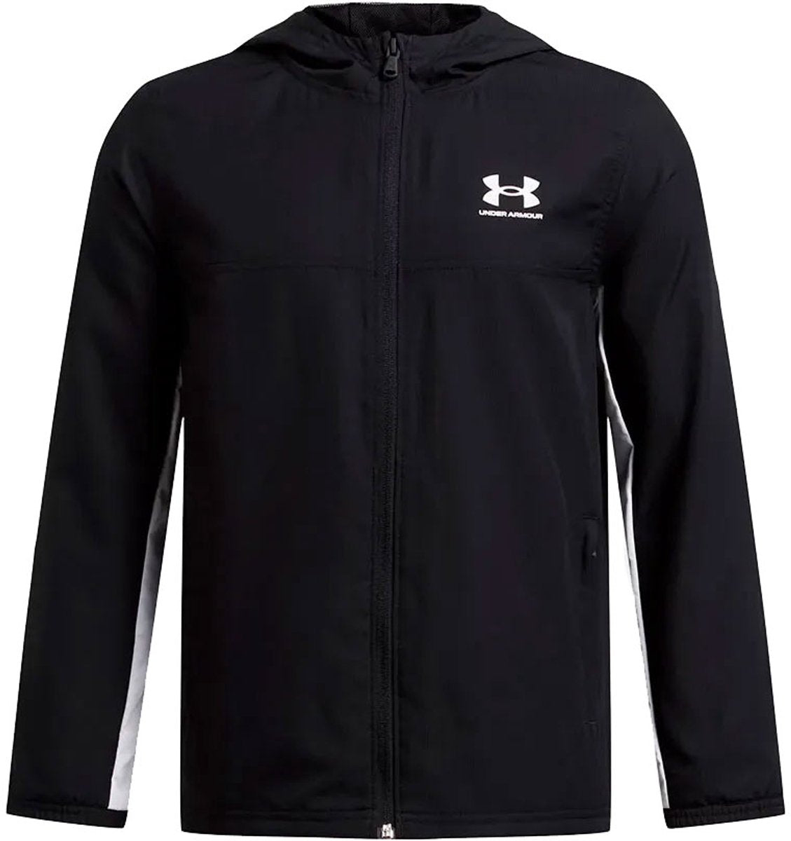 Under armour ua b rival wvn jacket jongens sportvest - zwart