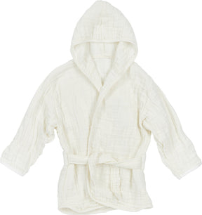 Meyco Baby-Uni-Bademantel – vorgewaschen, hydrophil – gebrochenes Weiß – 98 104