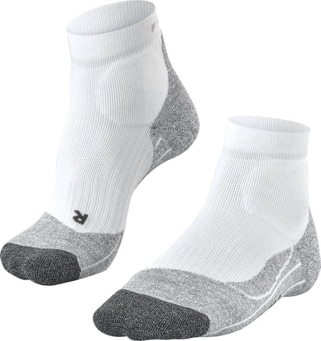 Falke te2 kurze Anti-Blasen-Baumwoll-Funktionsmaterial-Tennissocken Herren weiß - Größe 39-41