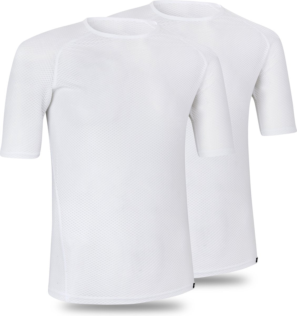 Gripgrab – Ultralight Mesh 2er-Pack Kurzarm-Basisschicht Sommer-Fahrrad-Unterhemd Polygiene-Sweatshirt – Weiß – Herren – Größe XXL