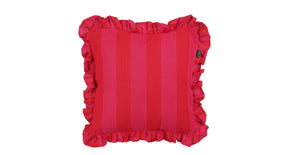 Kussen roze streep - l45xb45xh10cm