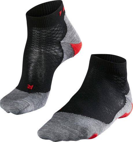 Falke ru5 kurze Anti-Blasen-Funktionsmaterial-Laufsocken Damen Schwarz – Größe 39-40