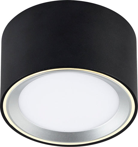 Nordlux Fallon Aufbau-Downlight – 3-Stufen-Moodmaker™-Dimmung – schwarzer Stahl