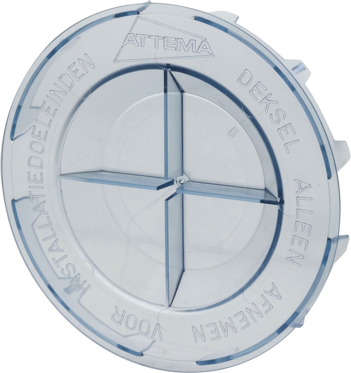 Attema Unterputz-Boxdeckel transparent - Set à 10 Stück