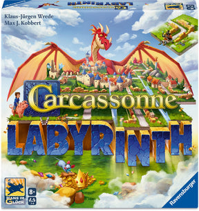 Ravensburger carcassonne labyrinth - bordspel - 1 tot 4 spelers - vanaf 8 jaar