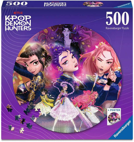 Ravensburger Puzzle Kpop Dämonenjäger – 500 Teile.