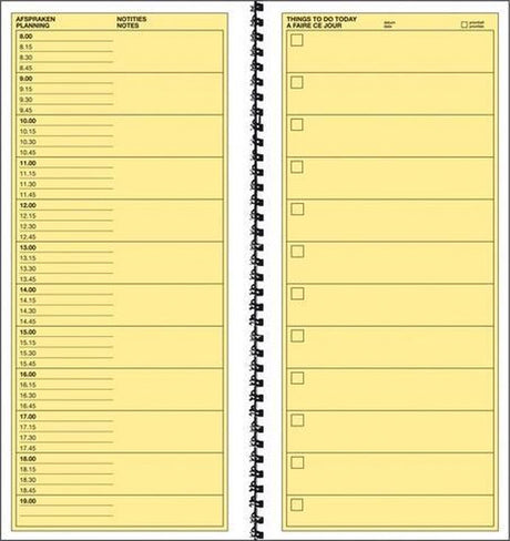 Sigel Dinge, die heute zu erledigen sind – Express – mit Spirale – 100 Blatt – Notizblock – To-Do-Block – Si-30200