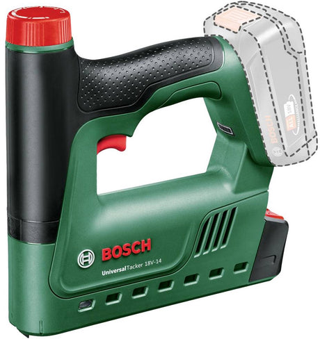 Bosch Green Bosch Universaltacker 18V-14 Akkunagler - ohne 18V Akku und Ladegerät - inkl. 1000 Heftklammern