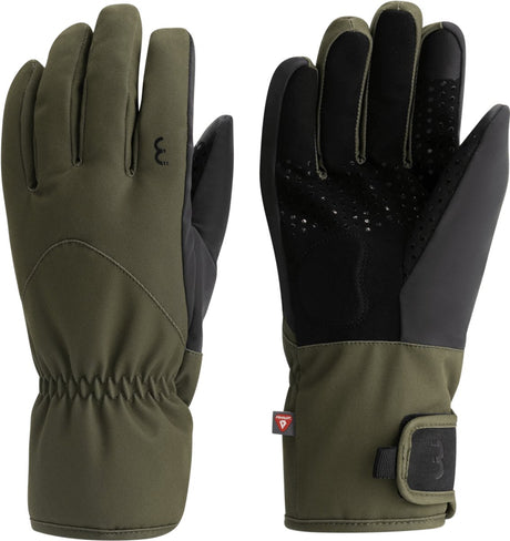 Bbb cycling subzero full fingers fietshandschoenen winter - thermo - waterdicht winddicht - touchscreen - groen - m - bwg-49 m