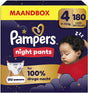 Pampers Nachthosen, Größe 4, Monatsbox – 180 Windelhosen – 9 kg–15 kg