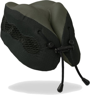 Cabeau nekkussen cool evolution inclusief oordopjes - zwart